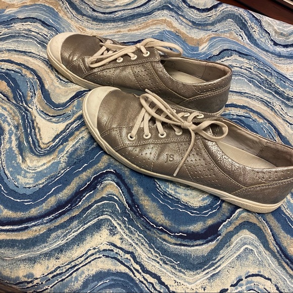 Josef seibel pewter lace up tennis shoes size 40 - Picture 7 of 12